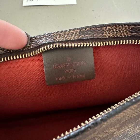 Louis Vuitton Navona Damier Ebene Canvas Pochette Accessories Bag - Picture 4 of 12